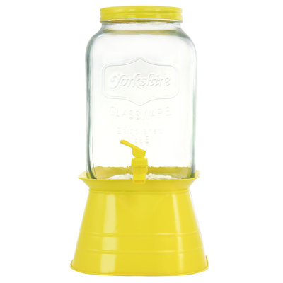 Shyleen 242oz. Glass Beverage Dispenser