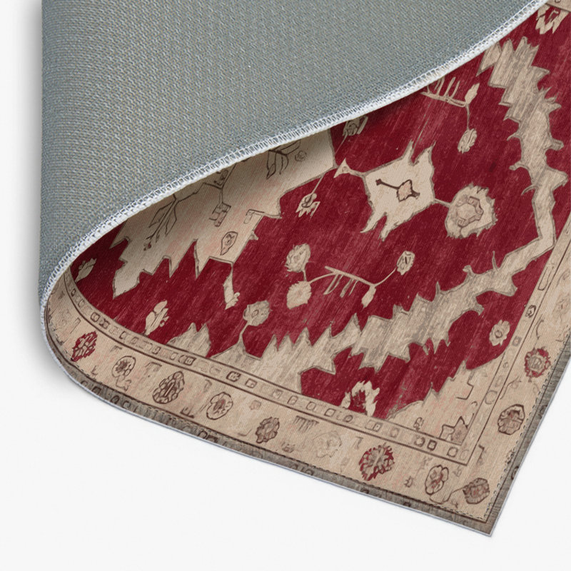 Tapis d'intérieur et d'extérieur surteint beige, Rectangulaire 8 pi x 10 pi