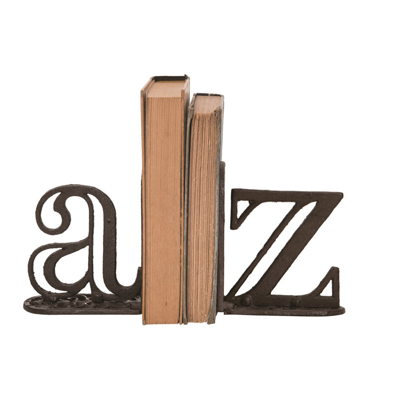 Serre-livres en métal A et Z