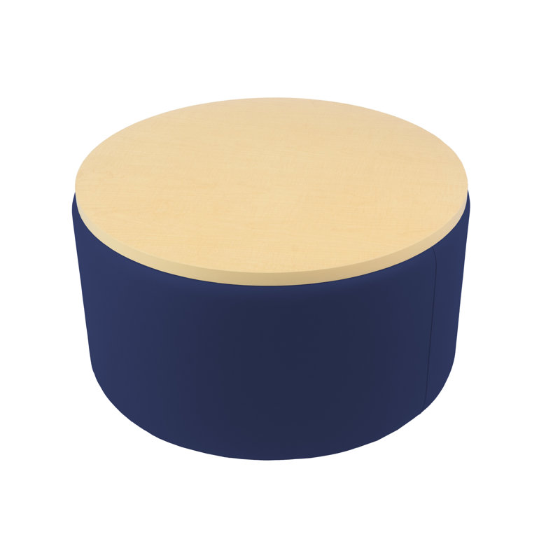 Repose-pieds rond 30 po Pro Series, Bleu marine / beige
