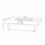 Foyer de table rectangulaire au propane 48 po 50 000 BTU Koby-977543304-977543308
