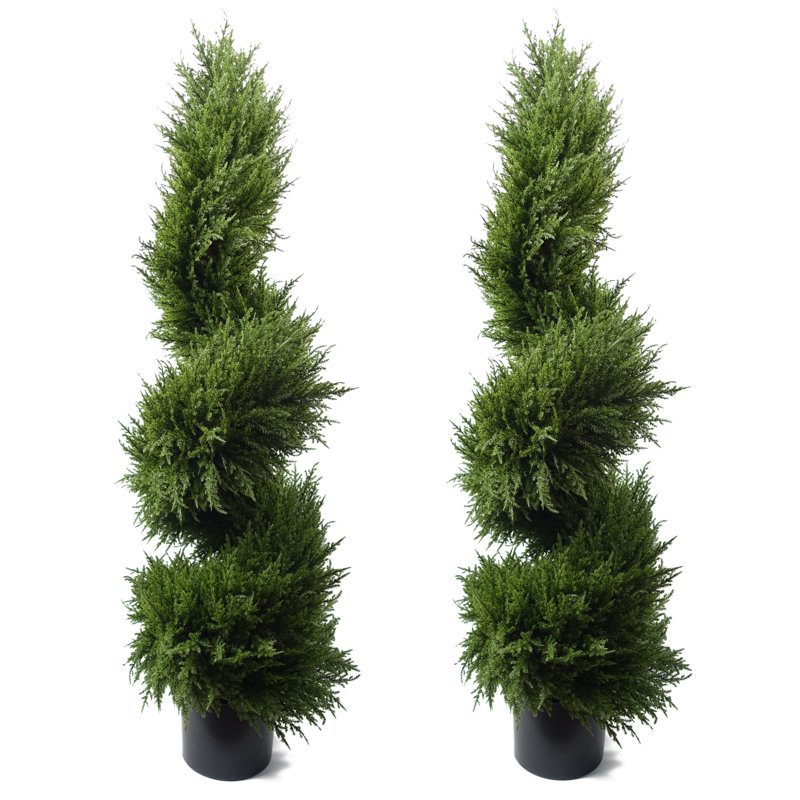 Annistyn 120cm Faux Cypress Tree in Pot