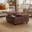 Table basse carrée avec repose-pieds relevable avec grand rangement-1226521691