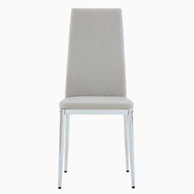 Chaise d'appoint en similicuir