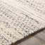 Tapis crème / noir en laine à chevrons tissés à plat-1530553343