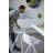 Swivel Upholstered Counter Stool with Metal Frame-32801830-40925065-44645334