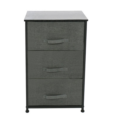 Commode à 3 tiroirs en tissu non tissé
