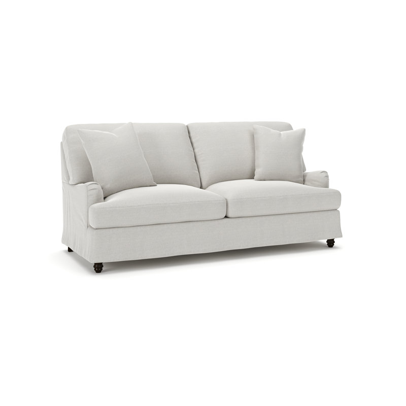 Walters 82'' Sofa, Drusky Ivory Sustain® Basketweave