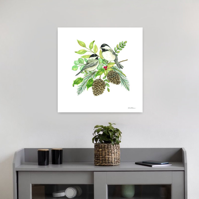 Oiseaux de la nature III, H 18 po x l 18 po