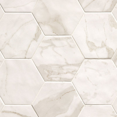 Roma Hexagon Calacatta Gold Look Tile