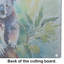 Koala Glass Cutting Board Large