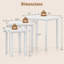 Ensemble de tables d'appoint 3 pièces Farmhouse-1064055550