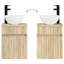 Single Bathroom Vanity with Ceramic Basin-264747382