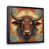 Black Floater Framed