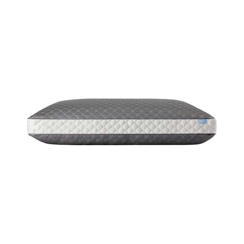 Oreiller en bonne santé Cool-Tech avec graphite, Très grand, Gris / blanc