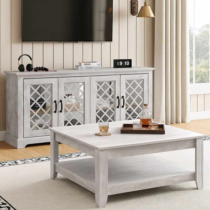 Weddel 2 Piece Living Room Table Set
