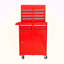 Coffre à outils roulant, boîte à outils à 5 tiroirs avec roues verrouillables, tiroirs coulissants, plateau amovible et tablette réglable, armoire de rangement pour atelier de garage (rouge)-121650215
