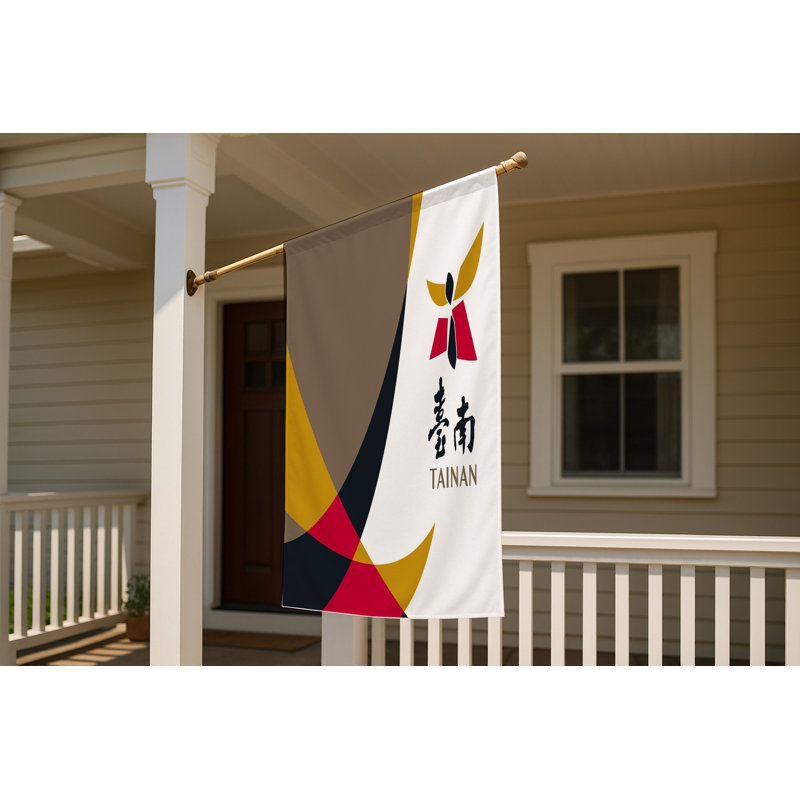 Drapeau de la ville de Tainan — Drapeau extérieur, 24" H x 36" W