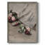 Reproduction florale vintage avec encadrement CCL XXXII - bois massif-1708857465