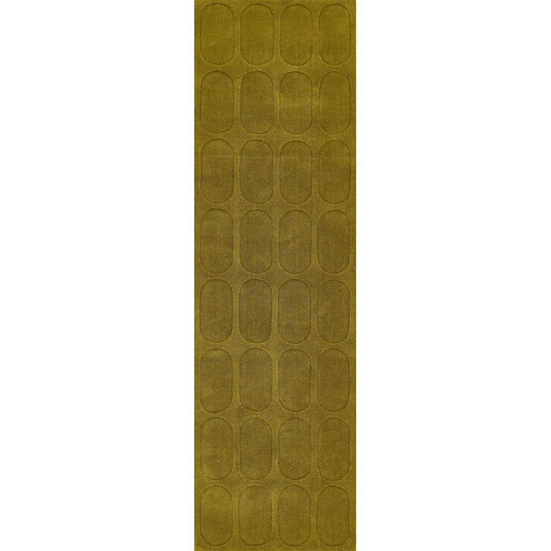 Mazzi Geometric Hand-Loomed Wool Area Rug, Runner 2'3" x 8'