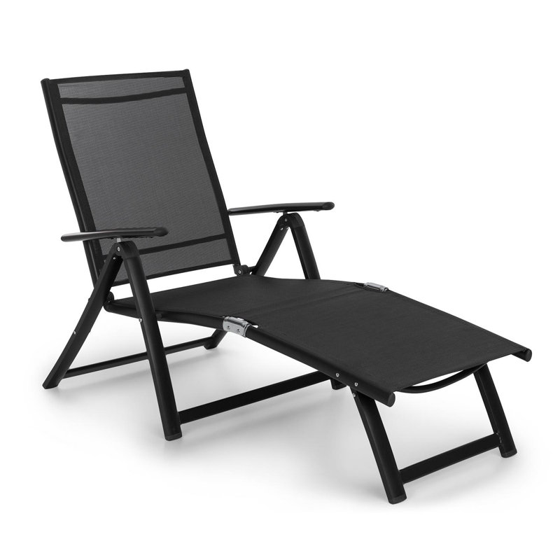 140cm Long Reclining Single Chaise, Anthracite