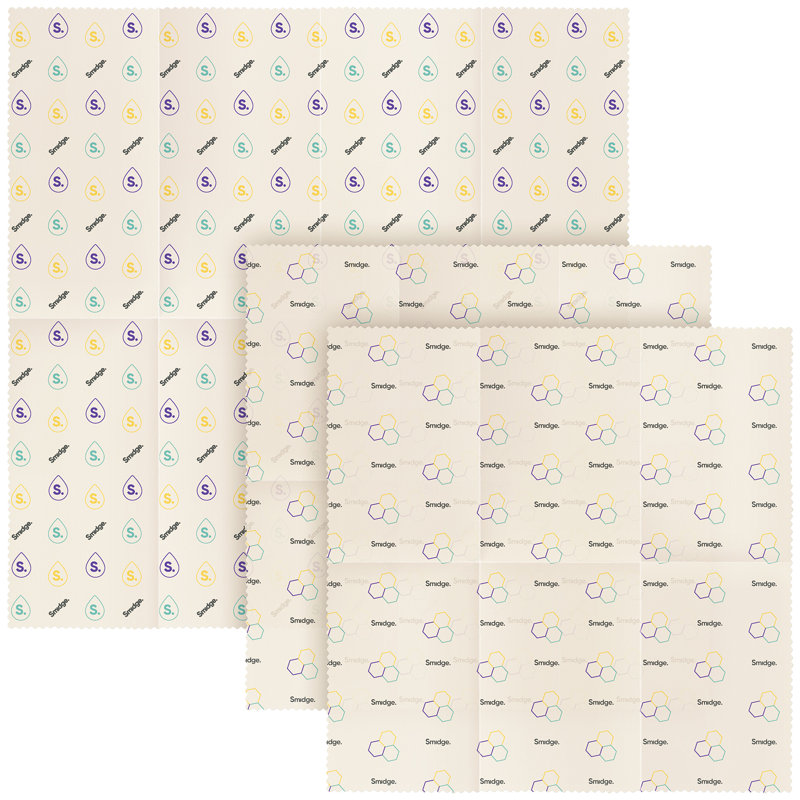 Smidge Beeswax Food Wraps, Kitchen Set (Set of 3)