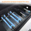 Barbecue au gaz propane à 4 brûleurs | 34 200 BTU | Tables d'appoint pliables et support de rangement