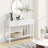 51.18" Console Table With 3 Drawers And Open Storage Shelf-2103278367