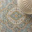 Tapis bleu / ivoire Stickney-479086673