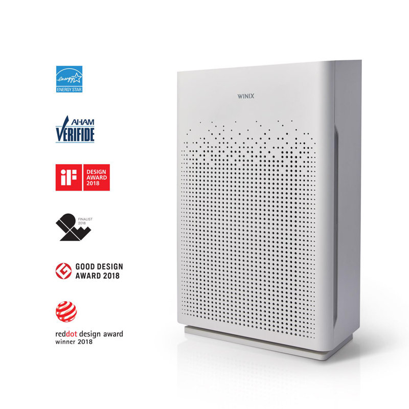 Purificateur d'air Winix AM90 au carbone véritable HEPA 1740 pieds carrés