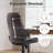 Ergonomic Executive Office Chair, Adjustable Height & Flip-up Armrests-1626330171
