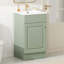 Meuble-lavabo 18 po avec lavabo, meuble-lavabo avec tablette de porte et tablette réglable