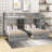 Havasxon Kids Twin over Twin& Twin 3 Drawers Triple Bed with Shelves
