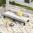 Cabo 86.2" W Aluminum Patio Sofa