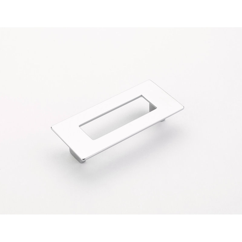 Finestrino Finger Pull, Polished Chrome, 3 3/4"
