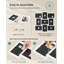 47.4x47x1.8cm White Picture Frame - Set of 9