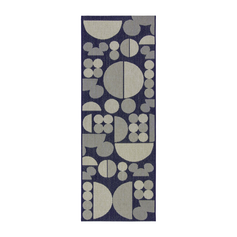 Licensed Disney Mickey Mouse Spheres Indoor/Outdoor Flatweave Area Rug