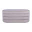 Banc avec rangement en velours