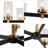Belser 5-Light Dimmable Modern Round Chandelier with Seeded Cylinder Glass Shade for Dining Room
