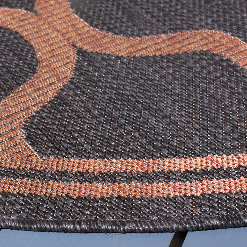 Tapis d'intérieur / extérieur lavable à la machine Bermuda Performance, Rond 6 pi 6 po