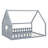 Lenard Kids Full Size Wood House Bed-134861595