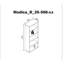 Makensi 201cm H Plastic Standard Bookcase-504508851