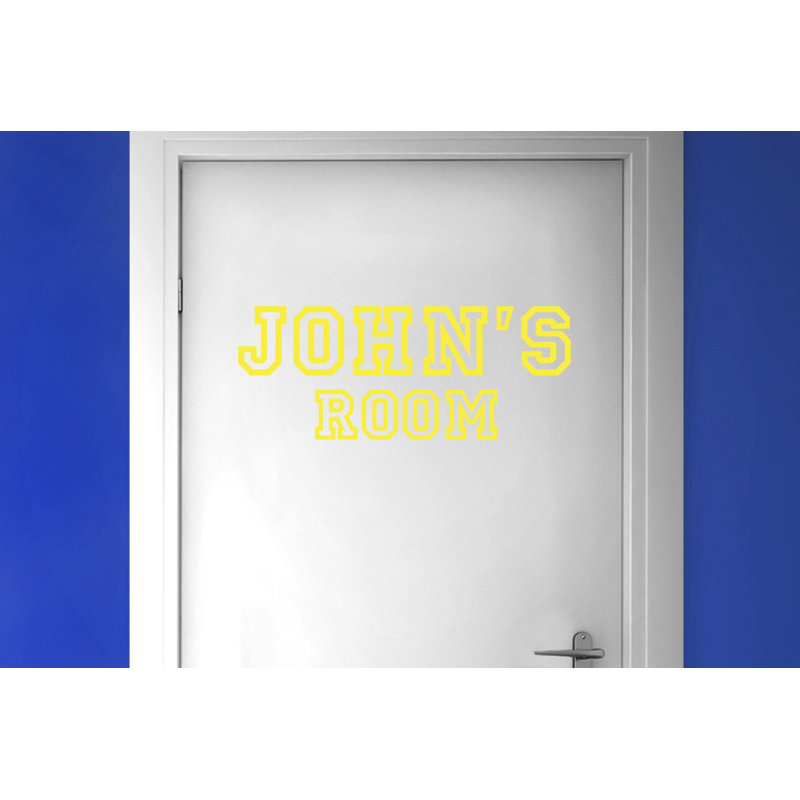 Wall Decal, Bright Yellow
