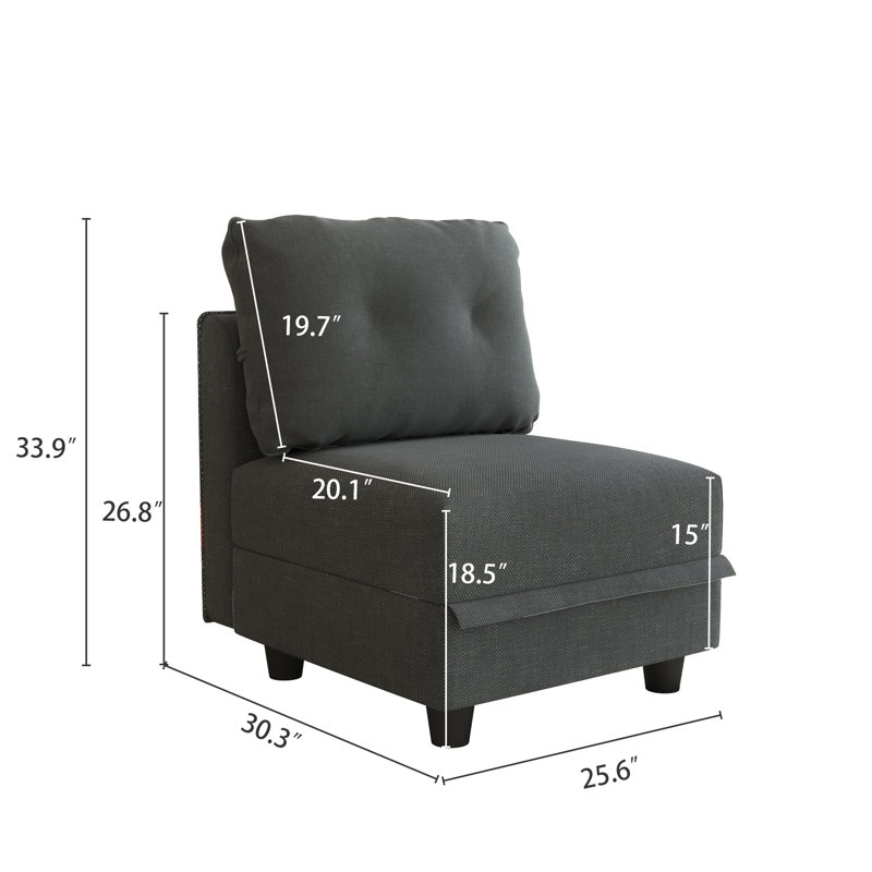 Bernhart 25,6 de large, 100 % polyester noir