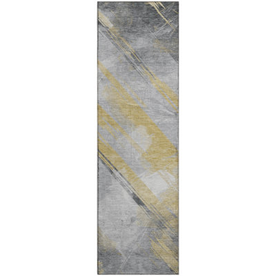 Premium Machine Washable Floyd AMF1535 Stripes Rug