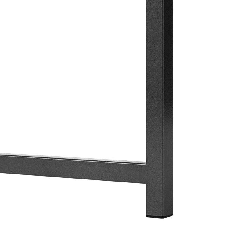 Bureau d'ordinateur en métal 42 ", Gris clair / noir