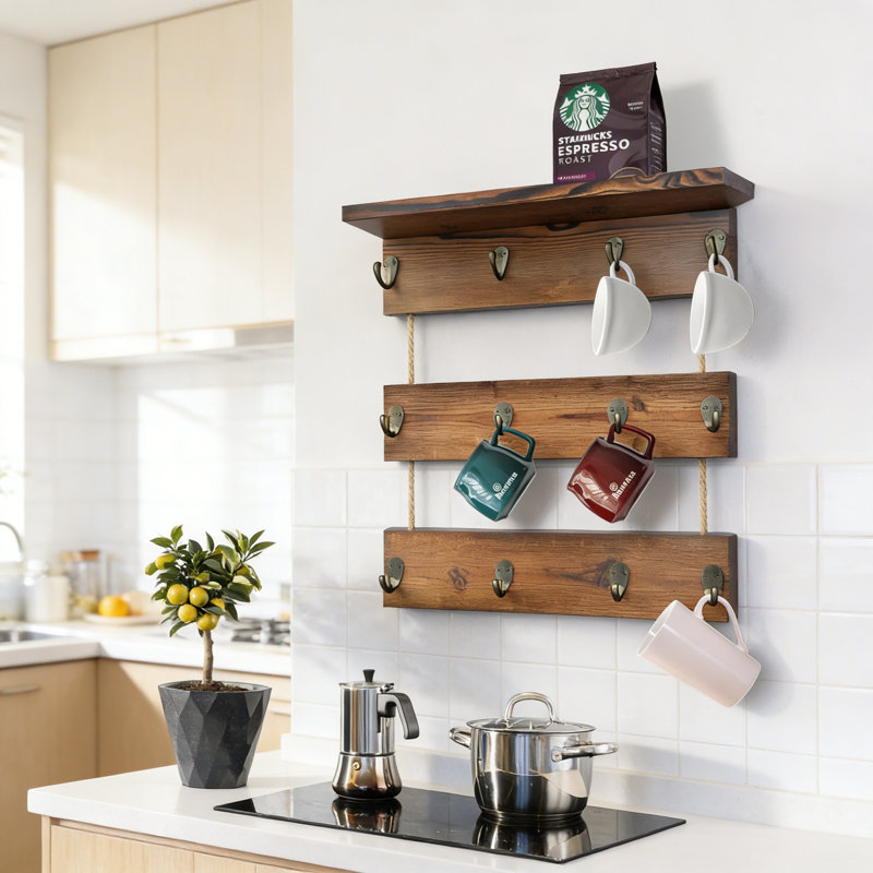 Wood Mug Tree