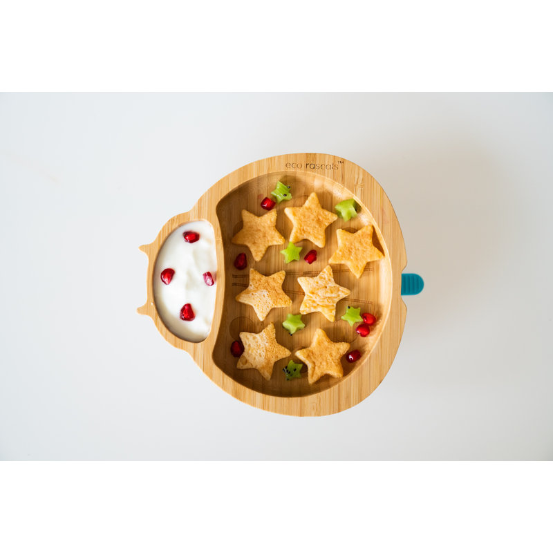 Ladybird Salad or Dessert Plate, Brown/Orange
