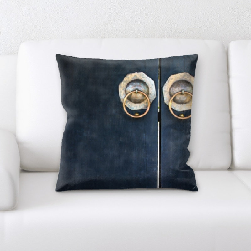Microsuede Reversible Throw Pillow