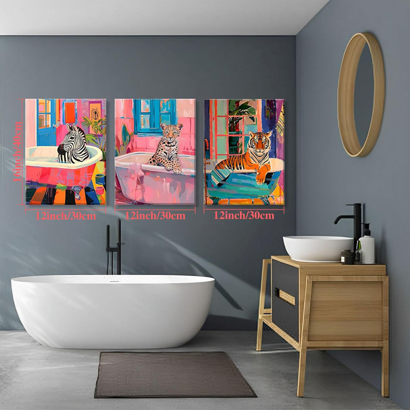 3 Piece Wrapped Canvas Print